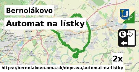 automat na lístky v Bernolákovo