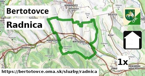Radnica, Bertotovce