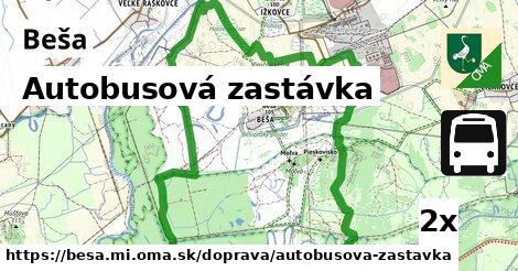 Autobusová zastávka, Beša, okres MI