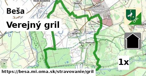 Verejný gril, Beša, okres MI