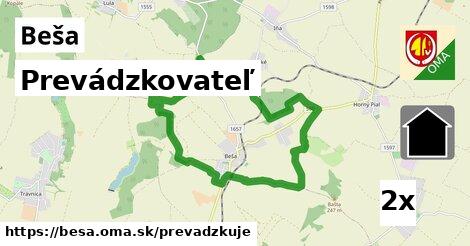 prevádzkovateľ v Beša