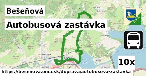 Autobusová zastávka, Bešeňová