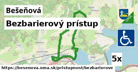 Bezbarierový prístup, Bešeňová