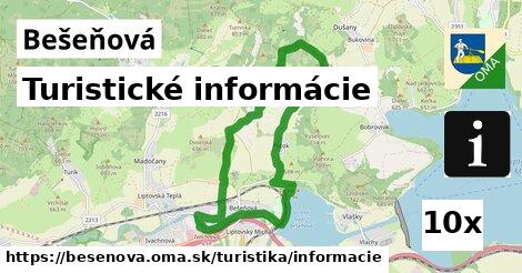 Turistické informácie, Bešeňová