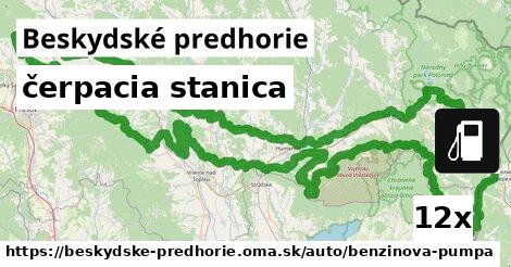 čerpacia stanica, Beskydské predhorie