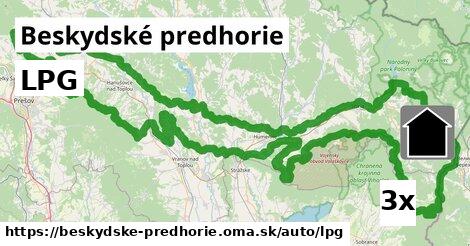 LPG, Beskydské predhorie