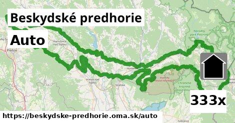 auto v Beskydské predhorie