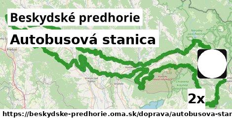 Autobusová stanica, Beskydské predhorie