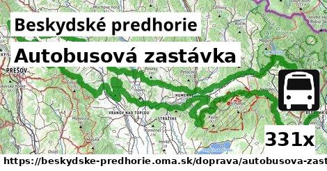 Autobusová zastávka, Beskydské predhorie