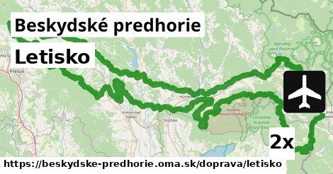 Letisko, Beskydské predhorie