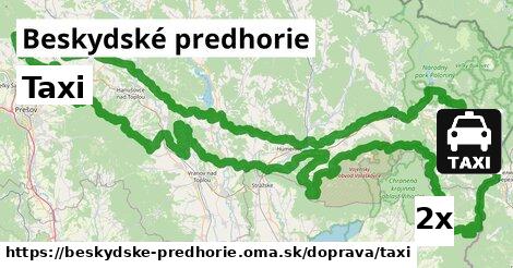 Taxi, Beskydské predhorie