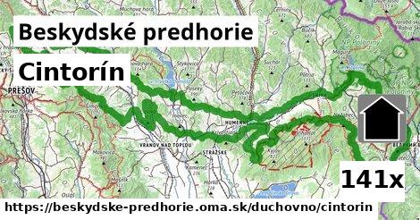 Cintorín, Beskydské predhorie