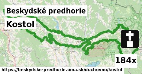 Kostol, Beskydské predhorie