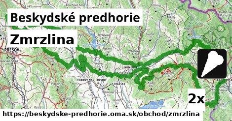 Zmrzlina, Beskydské predhorie