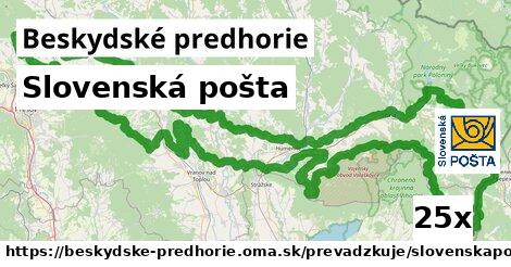 Slovenská pošta, Beskydské predhorie