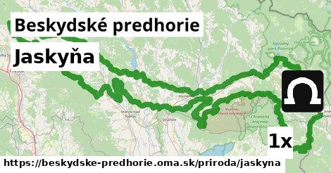 Jaskyňa, Beskydské predhorie