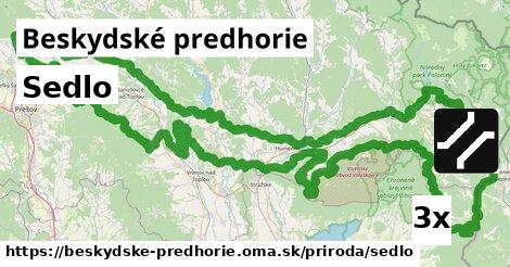 Sedlo, Beskydské predhorie