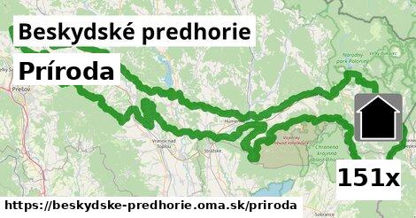 príroda v Beskydské predhorie