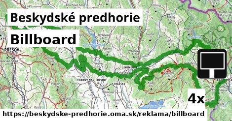 Billboard, Beskydské predhorie