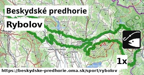 Rybolov, Beskydské predhorie