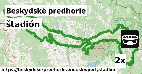 štadión, Beskydské predhorie