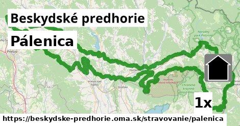 Pálenica, Beskydské predhorie