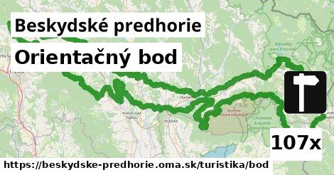 Orientačný bod, Beskydské predhorie