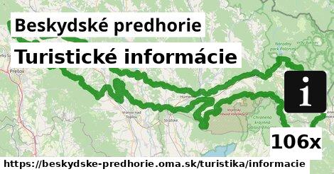 Turistické informácie, Beskydské predhorie