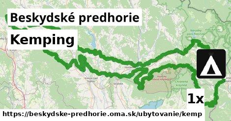 Kemping, Beskydské predhorie