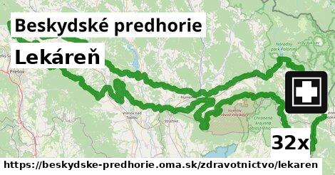 Lekáreň, Beskydské predhorie