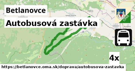 Autobusová zastávka, Betlanovce