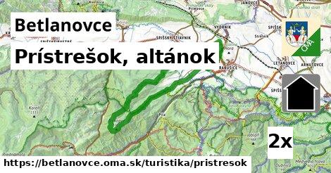 Prístrešok, altánok, Betlanovce