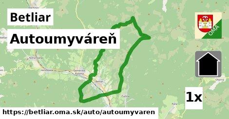 Autoumyváreň, Betliar