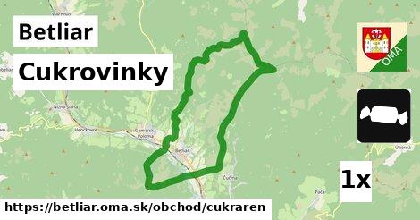 Cukrovinky, Betliar