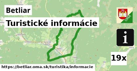 Turistické informácie, Betliar