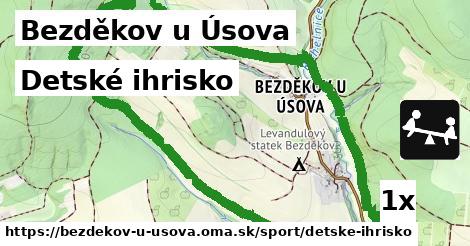 detské ihrisko v Bezděkov u Úsova