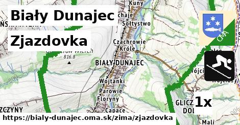 zjazdovka v Biały Dunajec