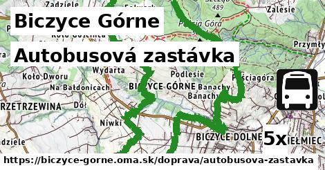 Autobusová zastávka, Biczyce Górne