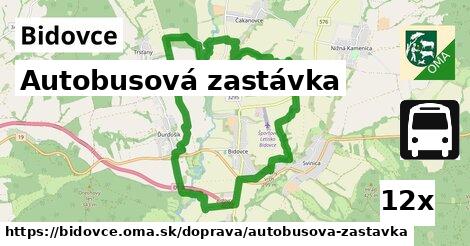 Autobusová zastávka, Bidovce