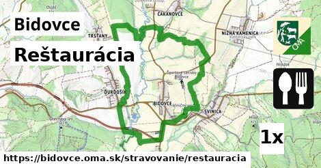 Reštaurácia, Bidovce