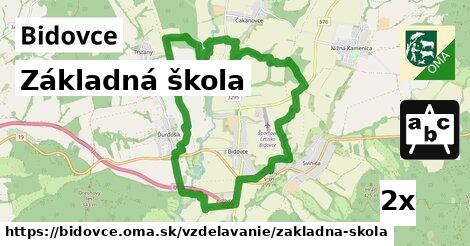 Základná škola, Bidovce