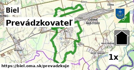 prevádzkovateľ v Biel