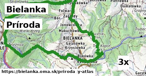 príroda v Bielanka