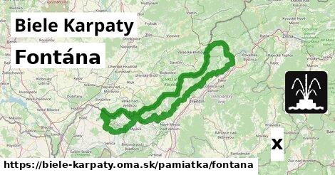 Fontána, Biele Karpaty