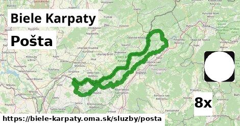 Pošta, Biele Karpaty