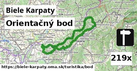 orientačný bod v Biele Karpaty