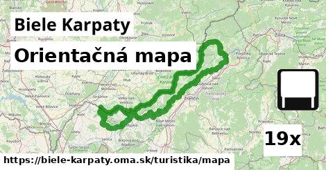 Orientačná mapa, Biele Karpaty
