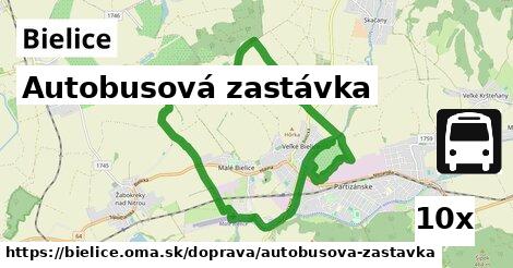 Autobusová zastávka, Bielice