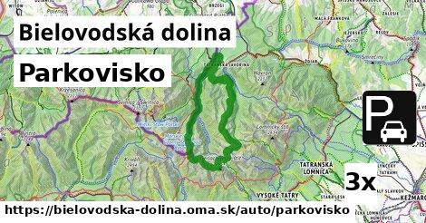 Parkovisko, Bielovodská dolina