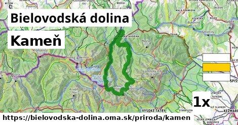 Kameň, Bielovodská dolina